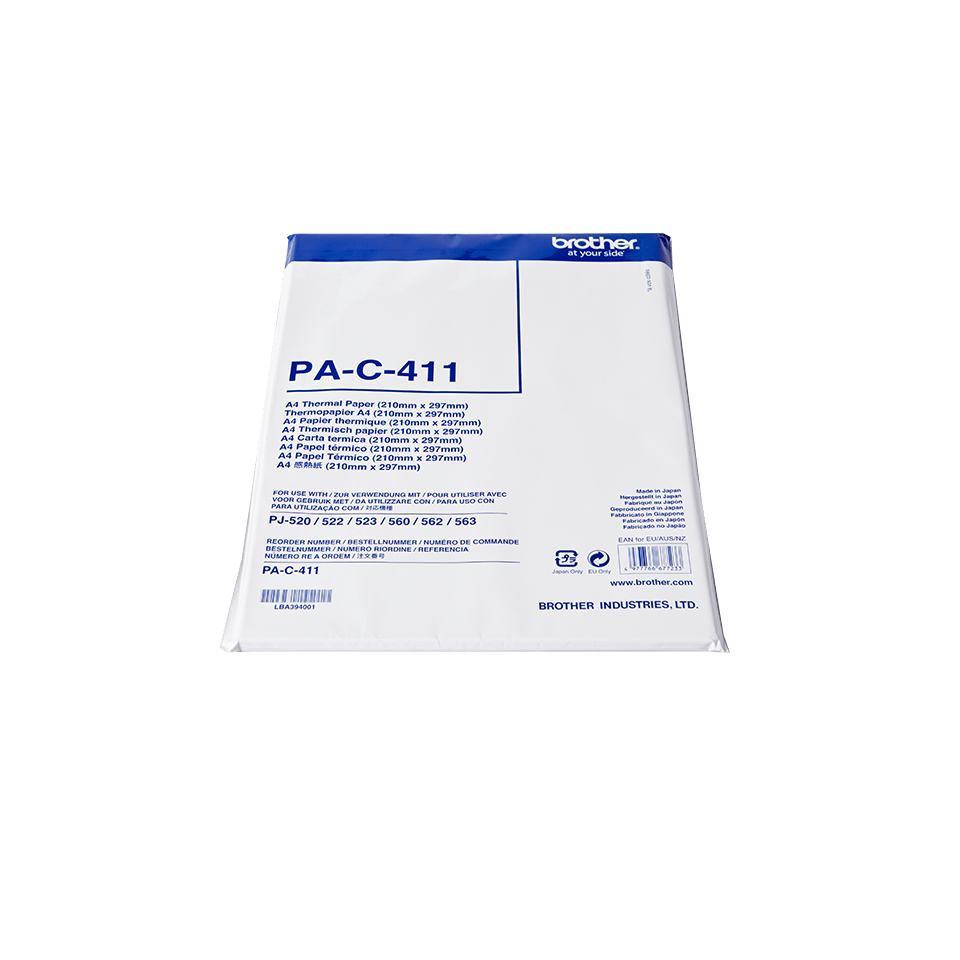 Brother original PAC411 termisk papir A4